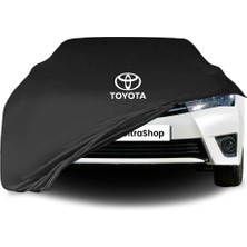 Ultra Shop Toyota Corolla 11 (E170) (2012-2018) Araba Brandası Siyah Kumaş Penye Toz Geçirmez Oto Garaj Branda