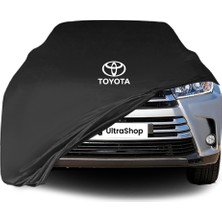 Ultra Shop Toyota Kluger 3 (2016-2019) Araba Brandası Siyah Kumaş Penye Toz Geçirmez Oto Garaj Branda