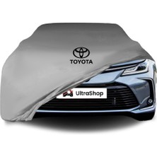 Ultra Shop Toyota Corolla 12 Station Wagon (E210) (2018-) Araba Brandası Gri Kumaş Penye Oto Garaj Branda