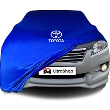Ultra Shop Toyota Vanguard Araba Brandası Mavi Kumaş Penye Toz Geçirmez Oto Garaj Branda