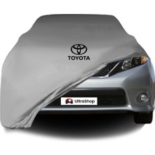 Ultra Shop Toyota Sienta 2 (2018-) Araba Brandası Gri Kumaş Penye Toz Geçirmez Oto Garaj Branda