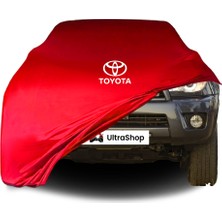 Ultra Shop Toyota 4runner 4 (2002-2009) Araba Brandası Kırmızı Kumaş Penye Toz Geçirmez Oto Garaj Branda