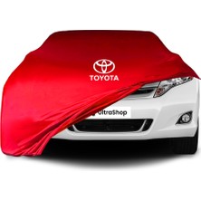 Ultra Shop Toyota Venza 1 (AV10) (2008-2017) Araba Brandası Kırmızı Kumaş Penye Toz Geçirmez Oto Garaj Branda