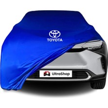 Ultra Shop Toyota BZ4X (2022-) Araba Brandası Mavi Kumaş Penye Toz Geçirmez Oto Garaj Branda