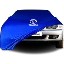 Ultra Shop Toyota Corolla 8 (E110) Sedan (1997-2001) Araba Brandası Mavi Kumaş Penye Oto Garaj Branda