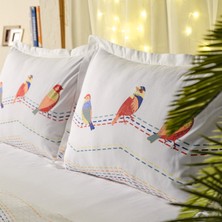 Doqu Home Lara Pike Takımı Monet Çift Kişilik - Beyaz