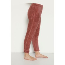 Altınay Cepsiz Lüx Pofuduk Polar Kışlık Pijama Altı Cepsizpof