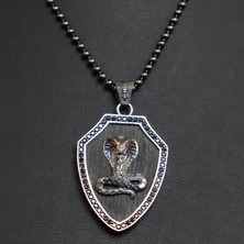 Emren Jewelry 925 Ayar Gümüş Piton Erkek Kolye