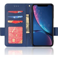 BDT Market Iphone Xr Için Kılıf Manyetik Kart Yuvaları Tutucu Yan Toka Cüzdan Pu Deri (Yurt Dışından)