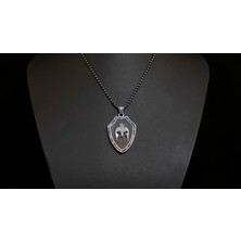Emren Jewelry 925 Ayar Gümüş Spartan Kaskı Erkek Kolye