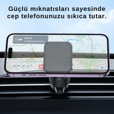 Polham Airvent Magsafe Manyetik Araç Içi Telefon Tutucu, Klipsli Süper Mıknatıslı Telefon Tutucu