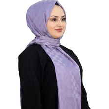 Elit Minelli Jakarlı Dama Monogram Şal EŞ5262-13