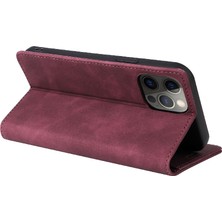 SZY Market Iphone 12 Için Flip Case Pro Max Cüzdan Darbeye Kapak Kapak Basit Kılıf (Yurt Dışından)