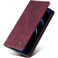 SZY Market Iphone 12 Için Flip Case Pro Max Cüzdan Darbeye Kapak Kapak Basit Kılıf (Yurt Dışından)