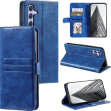 SZY Market Samsung Galaxy S24 Kickstand Pu Deri Cüzdan 6 Kart Yuvaları Için Flip Case (Yurt Dışından)