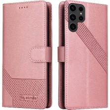 SZY Market Samsung Galaxy S23 Ultra Üç Kart Yuvaları Kickstand Premium Için Flip Case (Yurt Dışından)