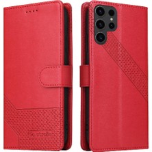 SZY Market Samsung Galaxy S23 Ultra Üç Kart Yuvaları Kickstand Premium Için Flip Case (Yurt Dışından)