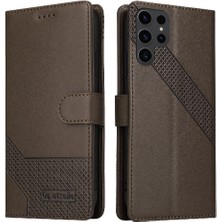 SZY Market Samsung Galaxy S23 Ultra Üç Kart Yuvaları Kickstand Premium Için Flip Case (Yurt Dışından)