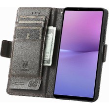 SZY Market Sony Xperia 10 V Çoklu Kart Yuvası Ekleme Cüzdan Çok Renkli Için Flip Case (Yurt Dışından)