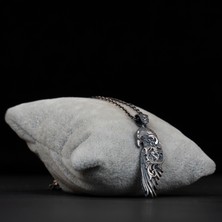 Emren Jewelry 925 Ayar Gümüş Kartal Erkek Kolye