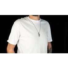 Emren Jewelry 925 Ayar Gümüş Kartal Erkek Kolye