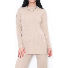 Lady Time Mevsimlik Uzun Kollu Likralı Kadın Pijama Takımı 2026