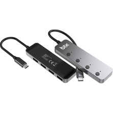 Bix BX20HB Type-C to 4 Port USB 3.2 Hub Çoklayıcı