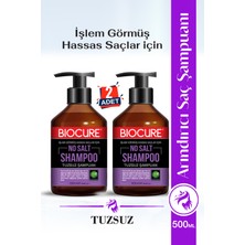 Biocure Tuzsuz Şampuan - Arındırıcı Günlük Saç Bakım Şampuanı / Parabensiz 500ML