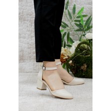 Mehmet Mete 429 Fashion Kalın Topuklu Kadın Ayakkabı