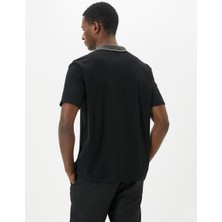 Koton Polo Tişört Yaka Detaylı Düğmeli Kısa Kollu Dokulu