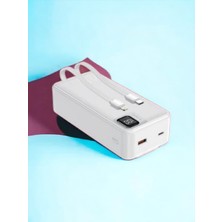 Kensa Powerbank 30.000 Mah Yeni Nesil Kendinden Kablolu 22.5 W Ultra Hızlı ve Güçlü Pd Qc 3.0