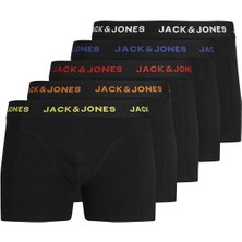 Jack & Jones Jacblack Frıday Erkek 5 Li Siyah Boxer Seti 12242494 V2