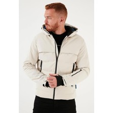 Jack & Jones Jcotarwin Puffer Soğuk Geçirmez Erkek Mont Kaban Krem 12225287 V3