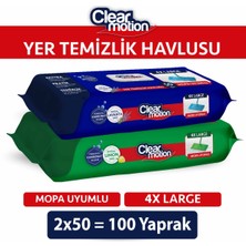 Clear Motion Yer Temizlik HAVLUSU(2X50) 100 Yaprak