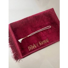 Vetesbih Kişiye Özel Seccade Iplik Yazımı (Bordo)