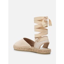 Su Espadril Floran Ekru Kadın Espadril Sandalet
