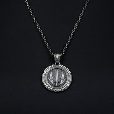 Emren Jewelry 925 Ayar Gümüş Star Wars Jedi Erkek Kolye