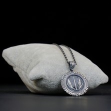 Emren Jewelry 925 Ayar Gümüş Star Wars Jedi Erkek Kolye