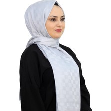 Elit Minelli Jakarlı Dama Monogram Şal EŞ5262-19