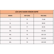 Altınay Lüx Cepli Viskon Kadın Kapri & Bermuda K12