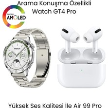 Sanal Ticaretiniz Gt 4 Pro Akıllı Saat ve Air 99 Pro Bluetooth Kulaklık