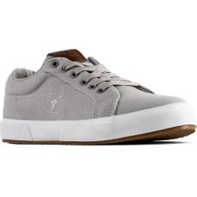 BUCKHEAD 4213 Mayer Gri Yazlık Keten Comfort Sneaker Spor Ayakkabı