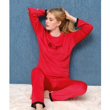 Altınay Fransız Kadife Kadın Pijama Takımı 1593-2