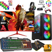 Zeiron Iternal X7 Ryzen 5 3600 16GB 512GB Nvme M.2 SSD RTX3050 23.8" 165Hz Oyuncu Masaüstü Bilgisayar