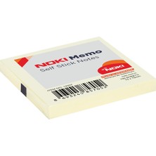 Noki Memo 75 x 75 mm Yapışkanlı Not Kağıdı 100 Yaprak Sarı 12 Adet 12007