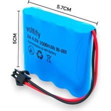 Voltify 4.8V | 2000 Mah | Aa | Ni-Mh | Oyuncak Araba Pili