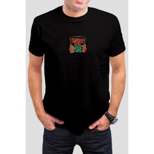 T-35 Talkless Listen More Baskılı Siyah Unisex Tişört C420