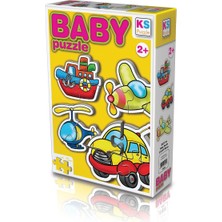 Ks Puzzle 12003 Ks Baby Puzzle - Ulaşım Araçları / 15 Parça Puzzle / +2 Yaş