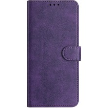 Google Piksel 8 Pro Saf Renk Kickstand Pu Deri ile Flip Case (Yurt Dışından)