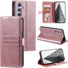 Samsung Galaxy S24 Kickstand Pu Deri Cüzdan 6 Kart Yuvaları Için Flip Case (Yurt Dışından)